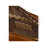 Borsa bauletto Gemma camoscio cognac 