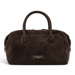 Borsa bauletto Gemma camoscio moka 