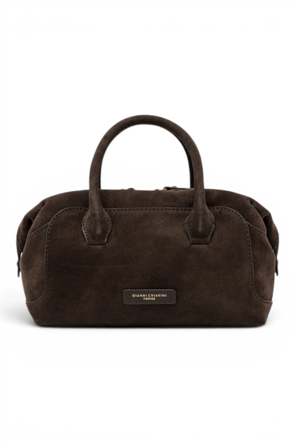 Borsa bauletto Gemma camoscio moka 