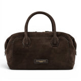 Borsa bauletto Gemma camoscio moka 