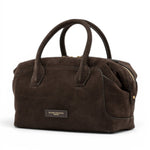 Borsa bauletto Gemma camoscio moka 