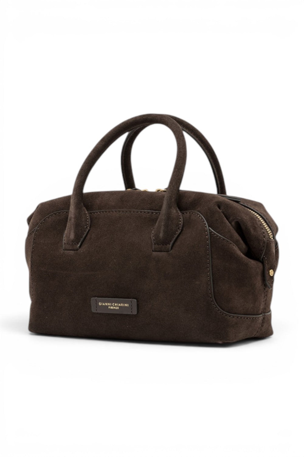 Borsa bauletto Gemma camoscio moka 
