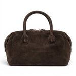Borsa bauletto Gemma camoscio moka 