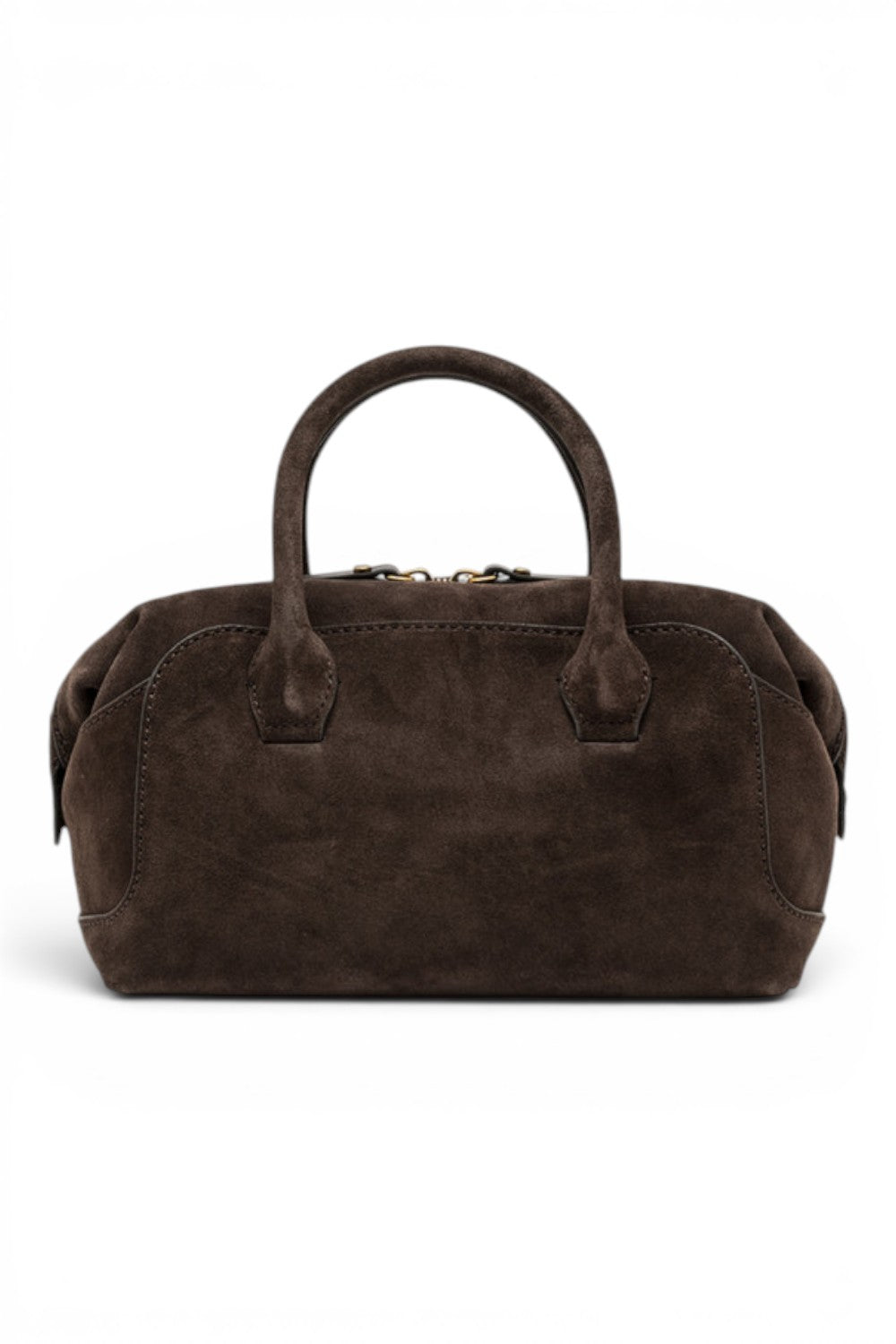 Borsa bauletto Gemma camoscio moka 