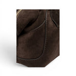 Borsa bauletto Gemma camoscio moka 