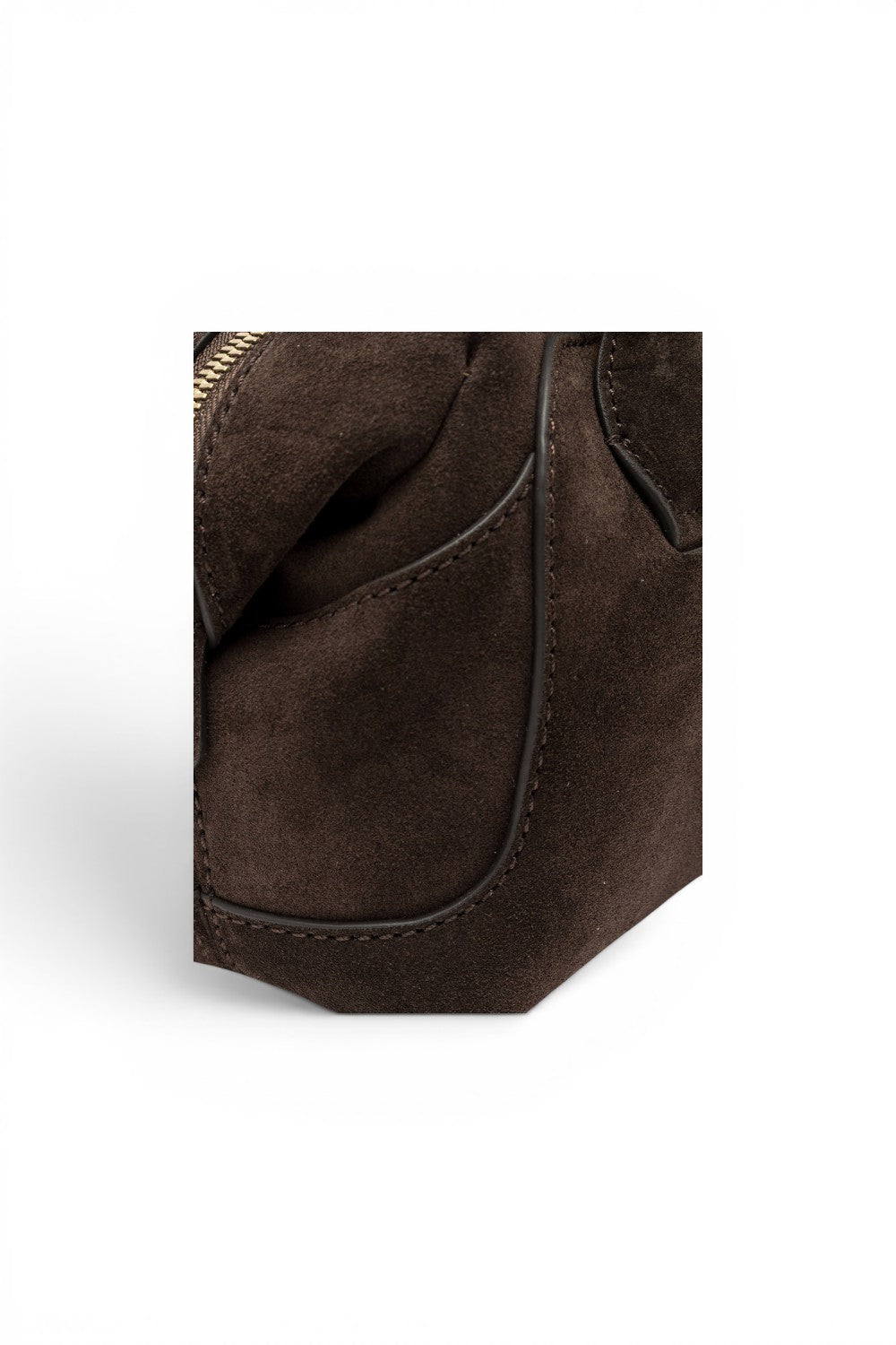 Borsa bauletto Gemma camoscio moka 