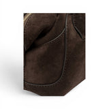 Borsa bauletto Gemma camoscio moka 
