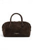 Borsa bauletto Gemma camoscio moka