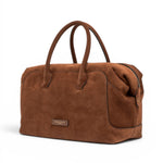 Borsa bauletto Gemma  grande camoscio cognac 