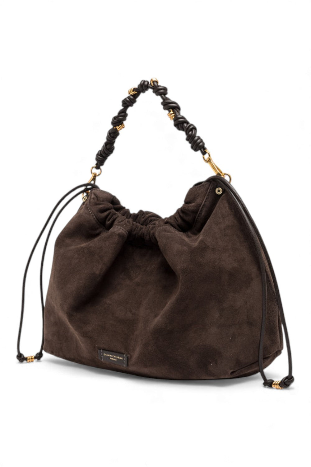 Borsa tracolla Morgana suede espresso 
