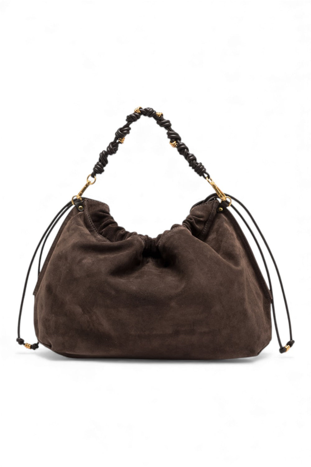 Borsa tracolla Morgana suede espresso 