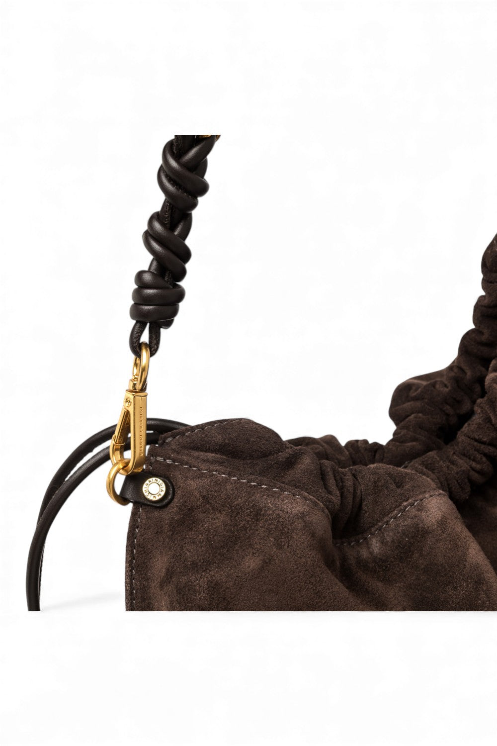 Borsa tracolla Morgana suede espresso 