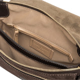 Borsa tracolla Three suede moka 