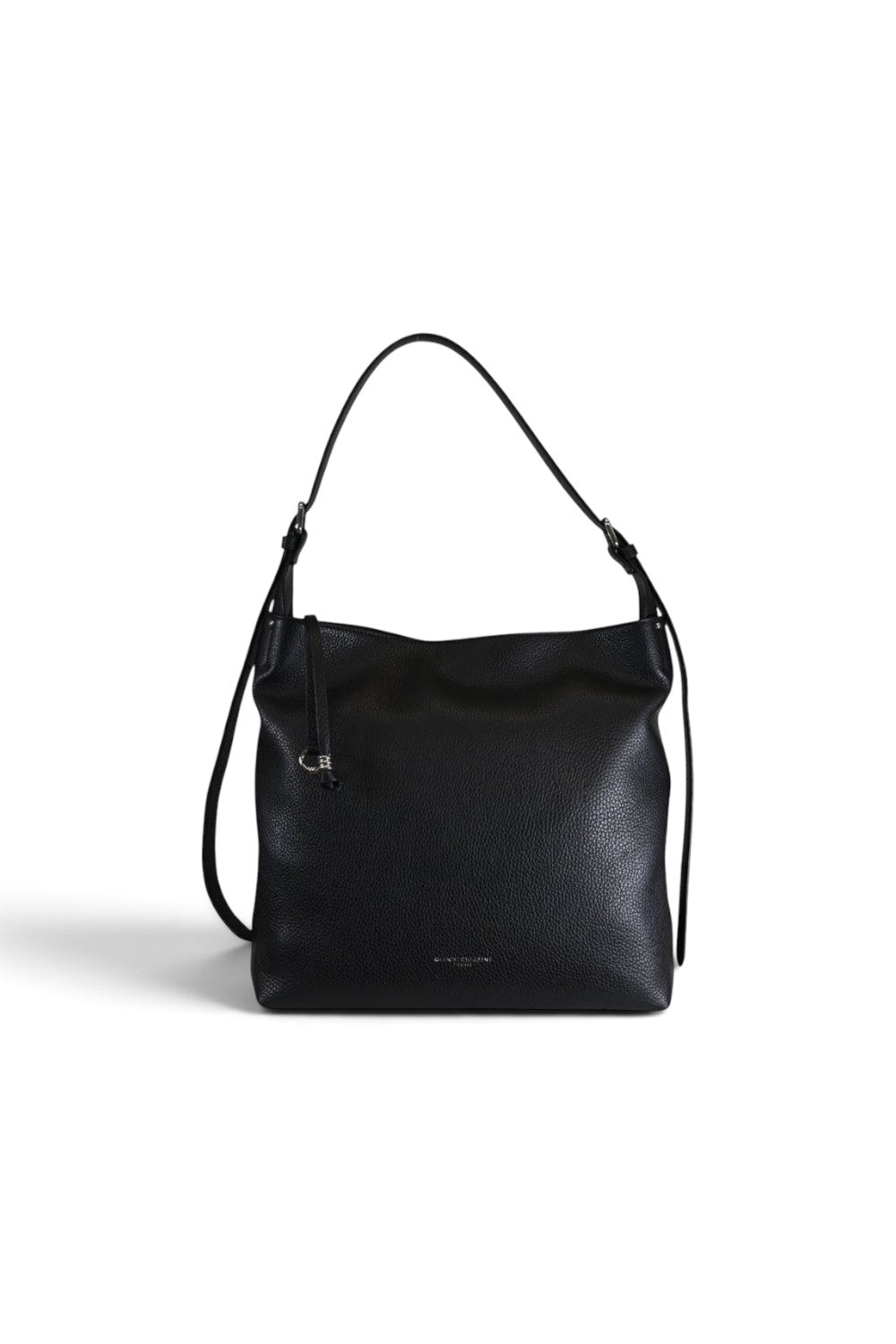 Borsa sacca Barbara nappa nera 
