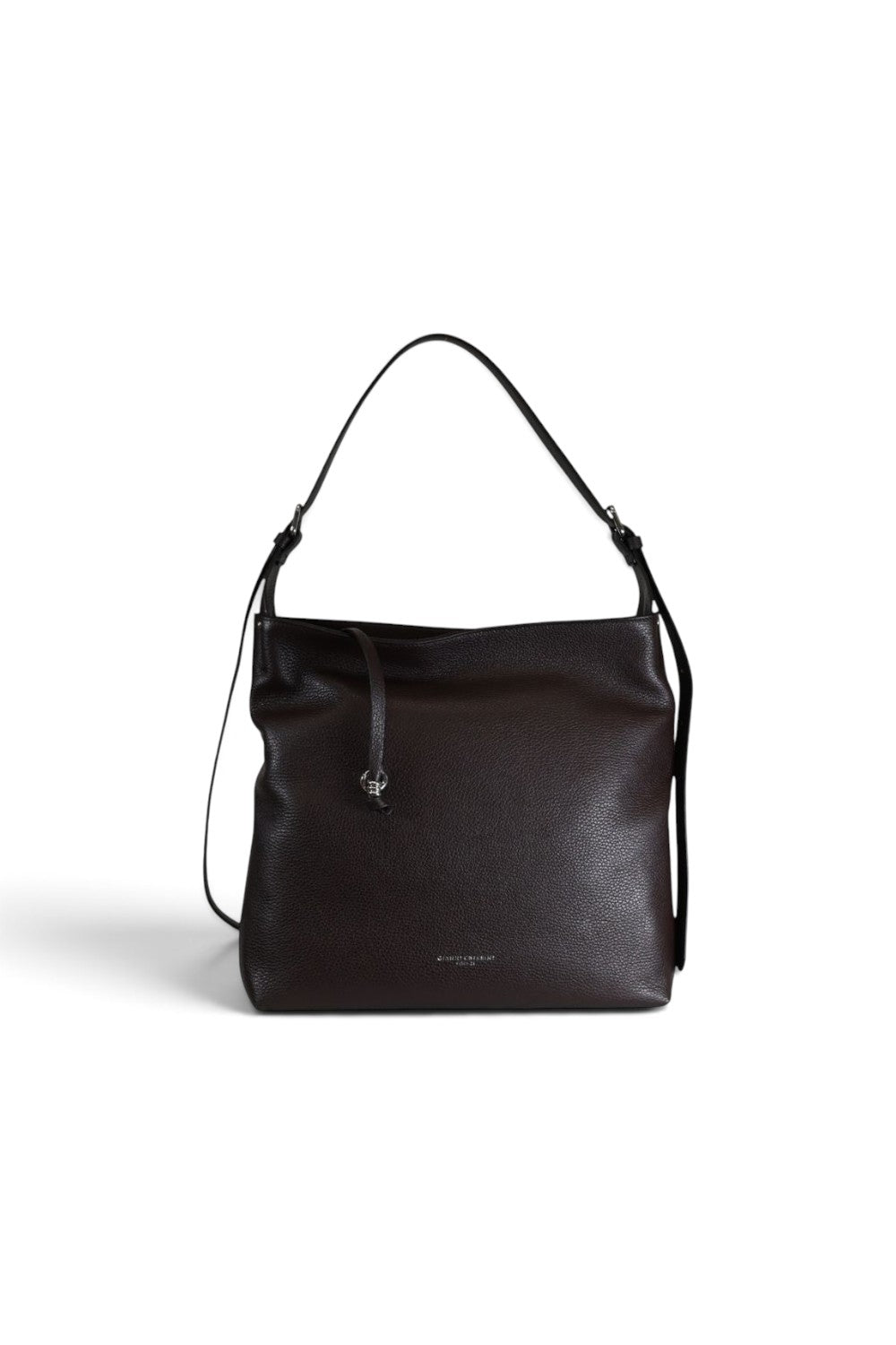 Borsa sacca Barbara nappa espresso 