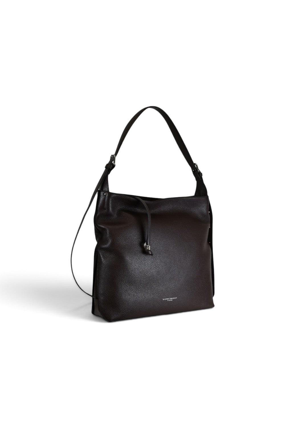 Borsa sacca Barbara nappa espresso 