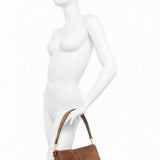Borsa Helena Round camoscio cognac 