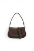 Borsa Helena Round camoscio moka