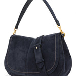 Borsa Helena Round grande camoscio notturno 