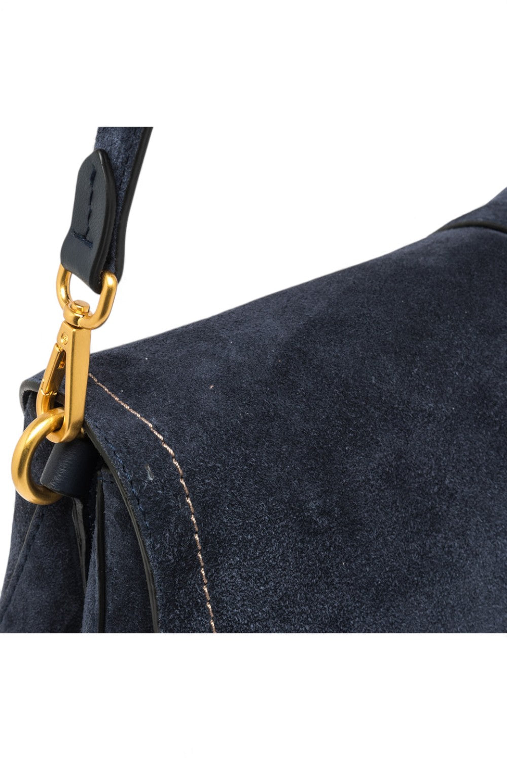 Borsa Helena Round grande camoscio notturno 