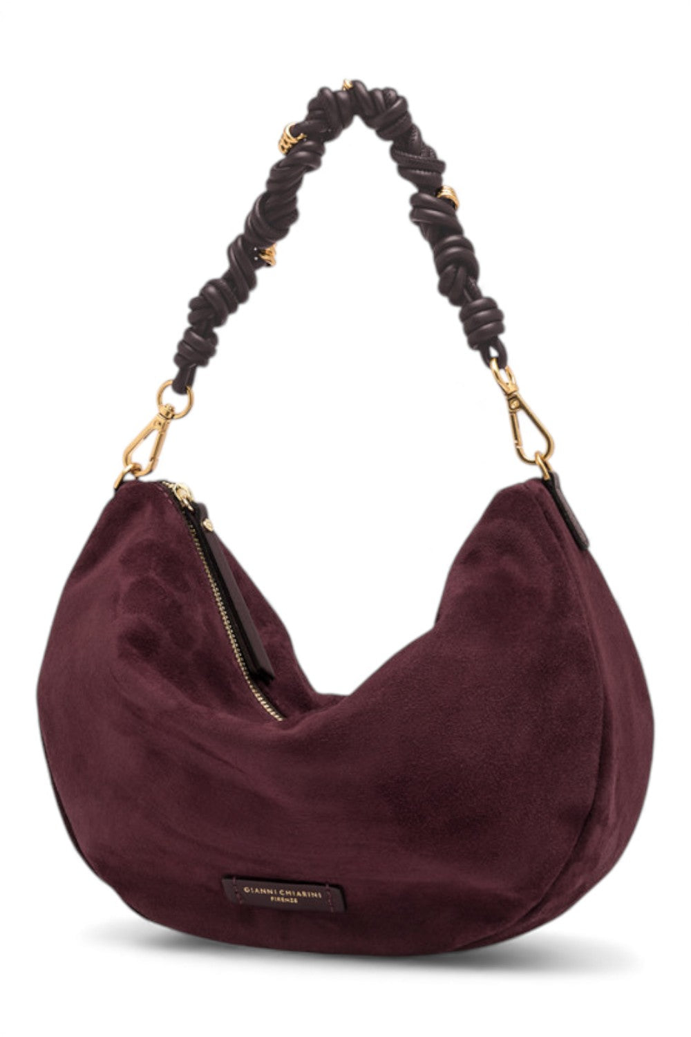 Borsa tracolla sacca CLEO camoscio amarone 