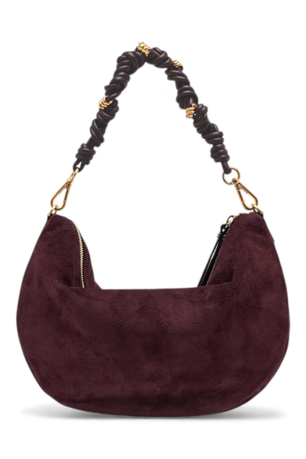 Borsa tracolla sacca CLEO camoscio amarone 