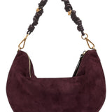 Borsa tracolla sacca CLEO camoscio amarone 