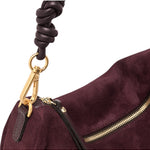 Borsa tracolla sacca CLEO camoscio amarone 
