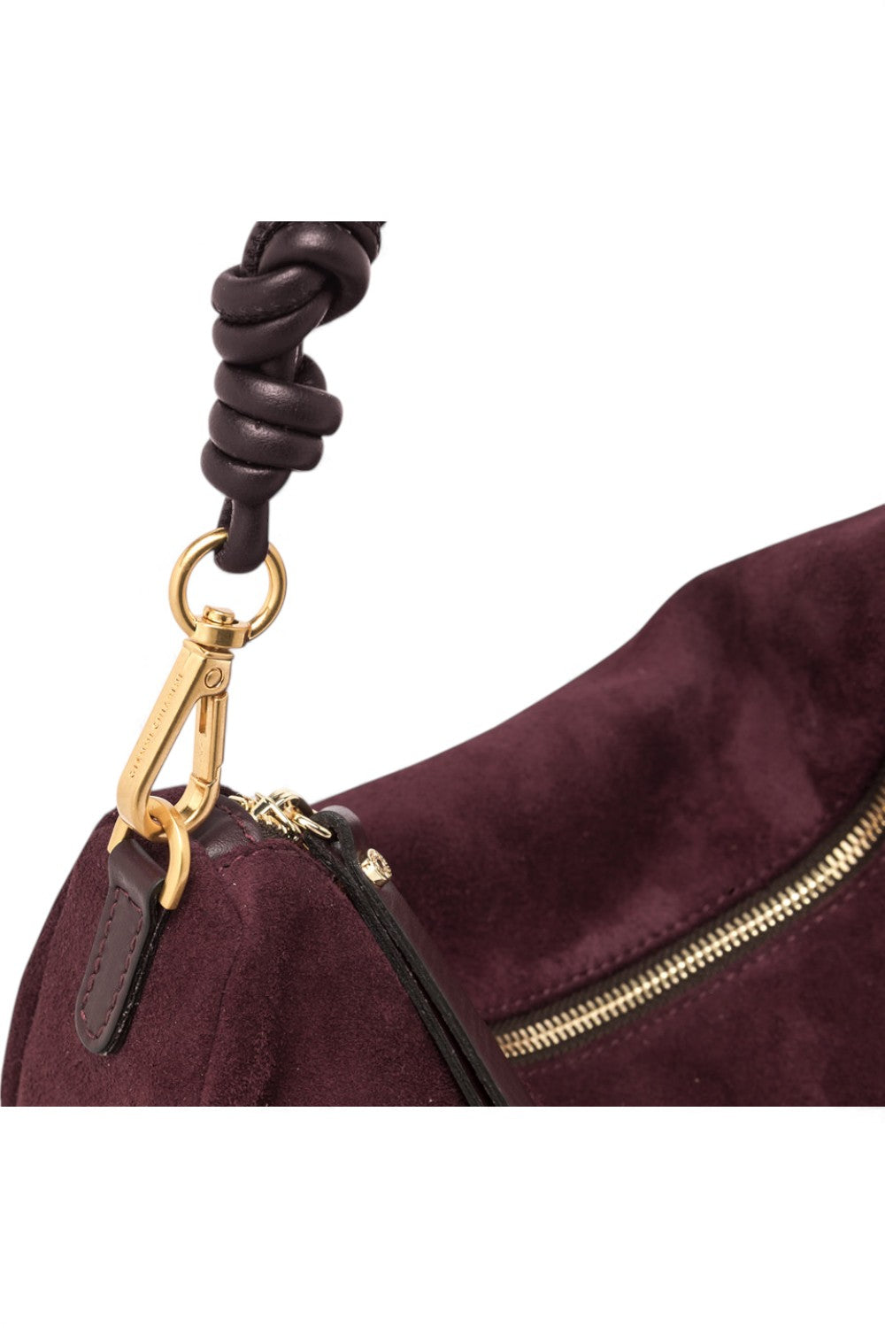 Borsa tracolla sacca CLEO camoscio amarone 
