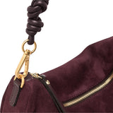 Borsa tracolla sacca CLEO camoscio amarone 