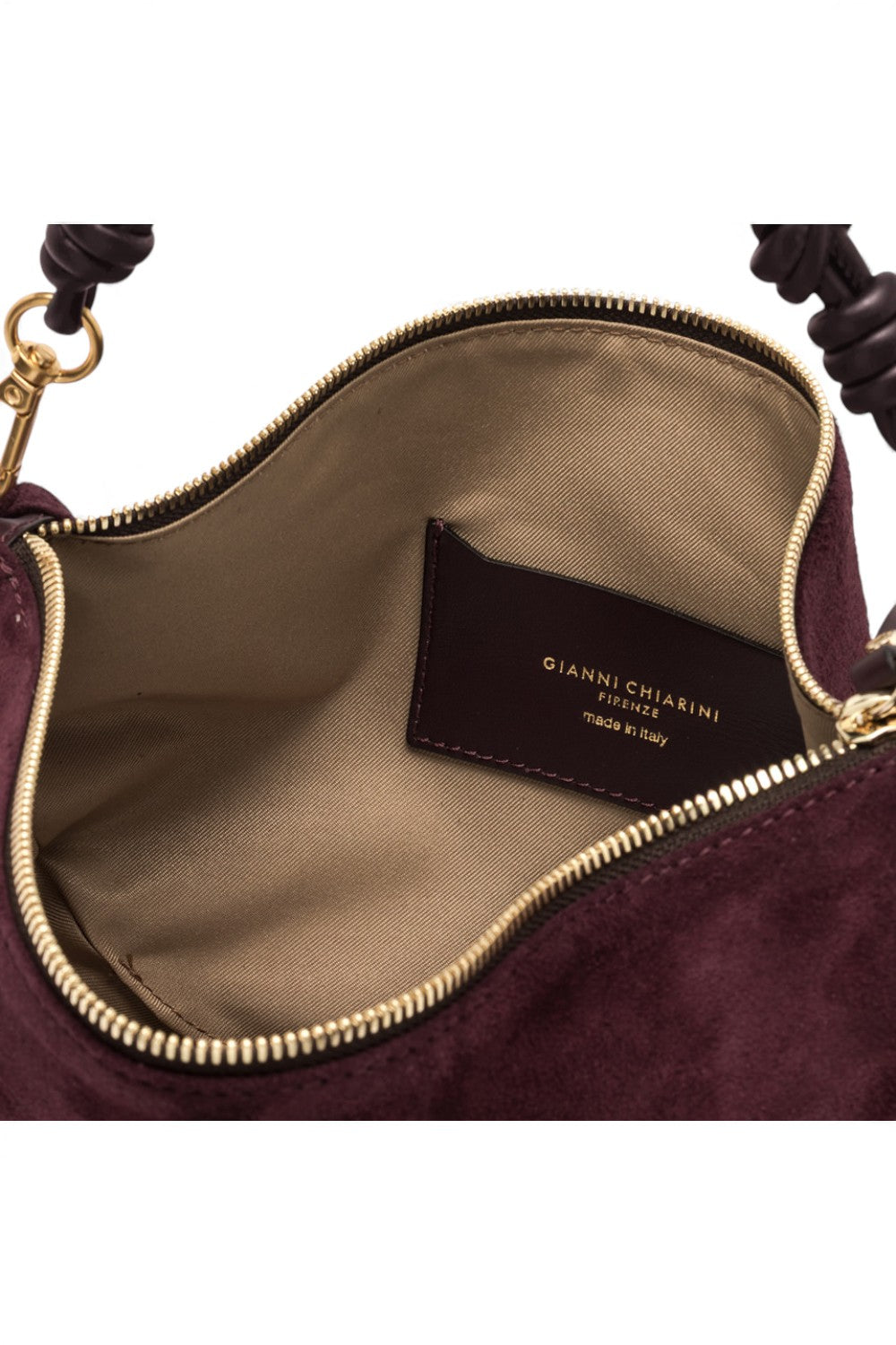 Borsa tracolla sacca CLEO camoscio amarone 