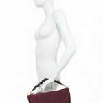 Borsa tracolla sacca CLEO camoscio amarone 