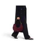 Borsa tracolla sacca CLEO camoscio amarone 