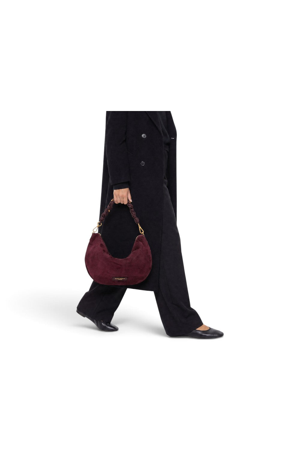 Borsa tracolla sacca CLEO camoscio amarone 