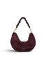 Borsa tracolla sacca CLEO camoscio amarone