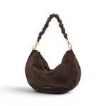 Borsa tracolla sacca CLEO camoscio moka 