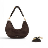 Borsa tracolla sacca CLEO camoscio moka 