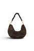 Borsa tracolla sacca CLEO camoscio moka
