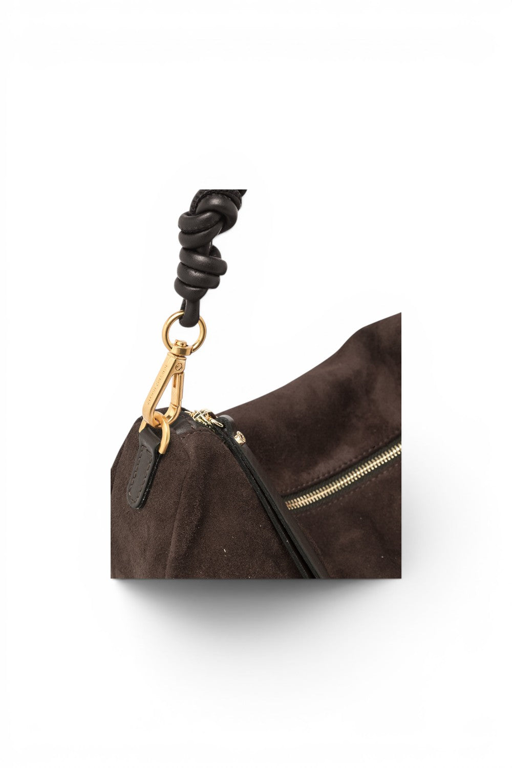 Borsa tracolla sacca CLEO camoscio moka 