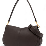 Borsa Helena Round grande pelle espresso 