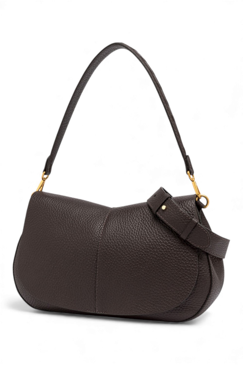 Borsa Helena Round grande pelle espresso 