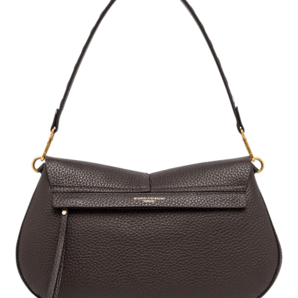 Borsa Helena Round grande pelle espresso 