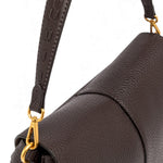 Borsa Helena Round grande pelle espresso 