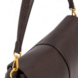 Borsa Helena Round grande pelle espresso 
