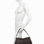 Borsa Helena Round grande pelle espresso 