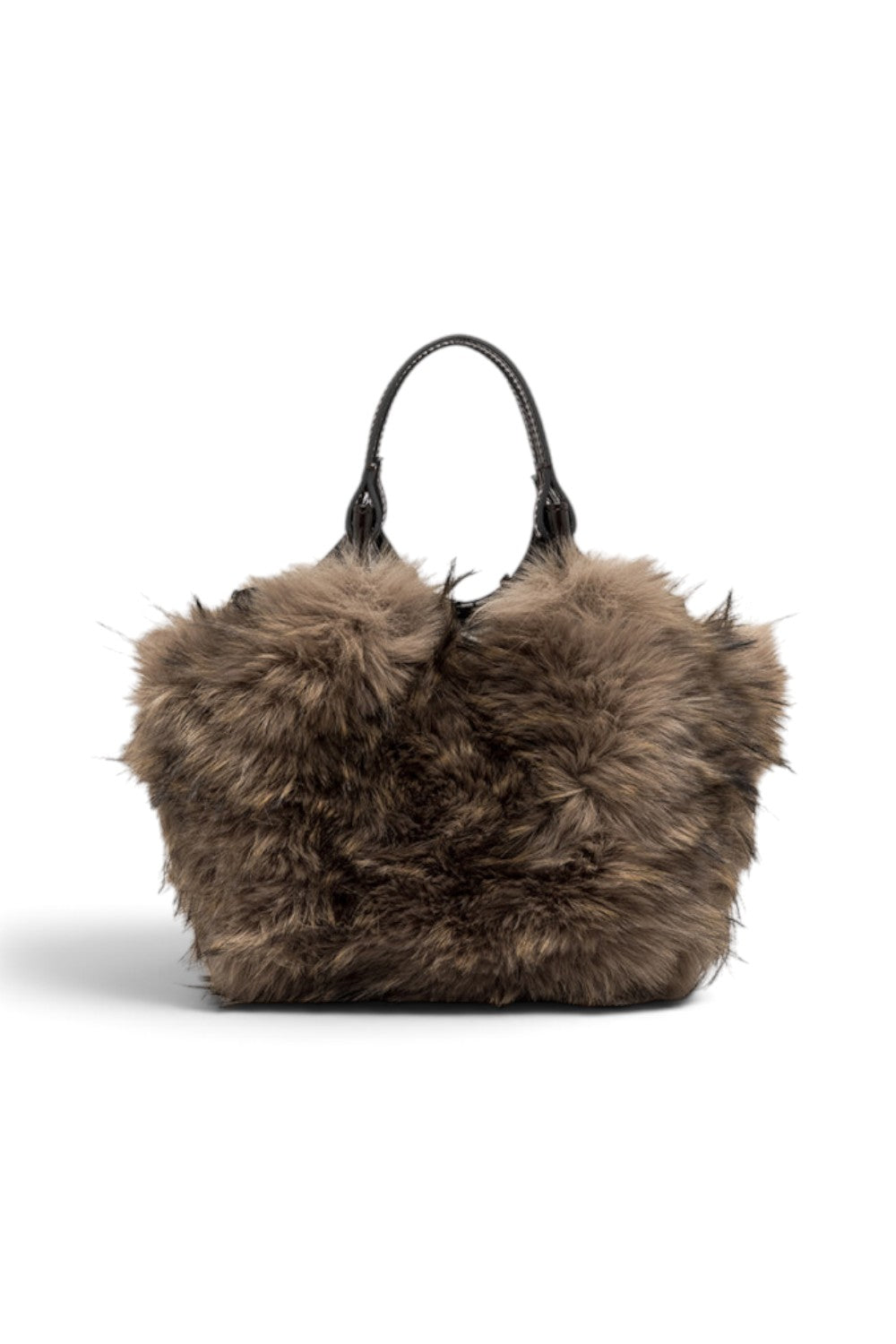 Borsa Dua ecopelliccia espresso piccola Gianni Chiarini 