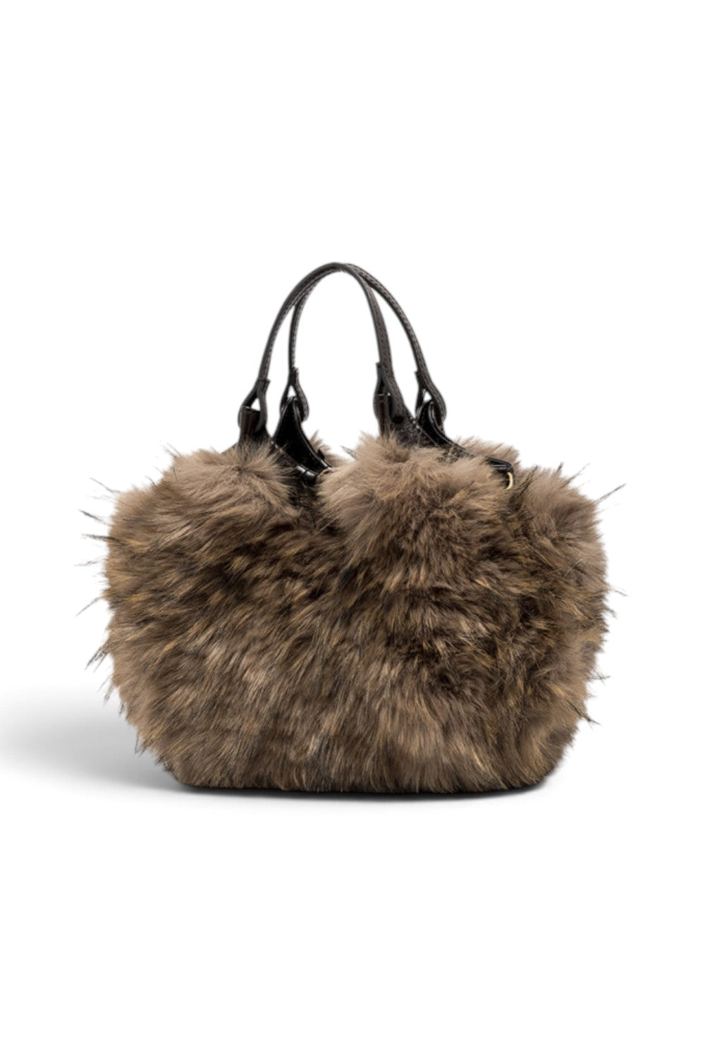 Borsa Dua ecopelliccia espresso piccola Gianni Chiarini 
