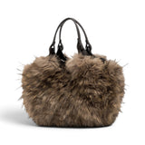 Borsa Dua ecopelliccia espresso piccola Gianni Chiarini 