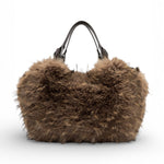 Borsa Dua ecopelliccia media espresso Gianni Chiarini 