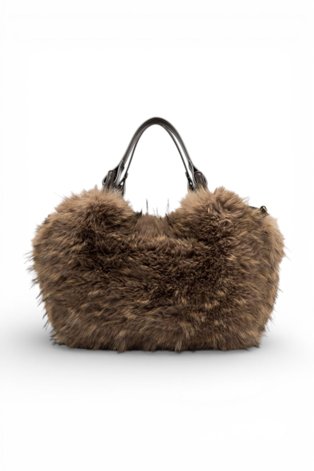 Borsa Dua ecopelliccia media espresso Gianni Chiarini 